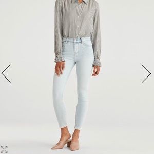 Luxe Vintage High Waist Ankle Skinny Jeans